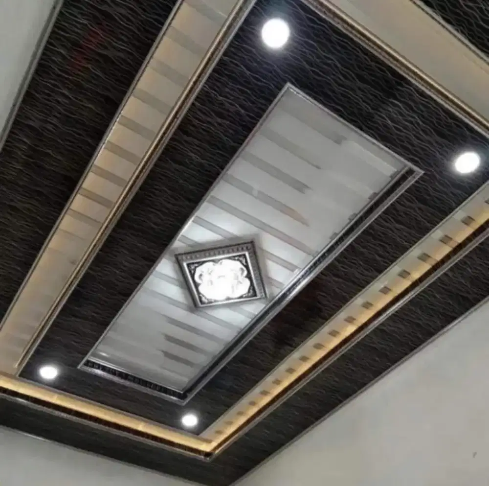 Plafon pvc, interior dan baja ringan