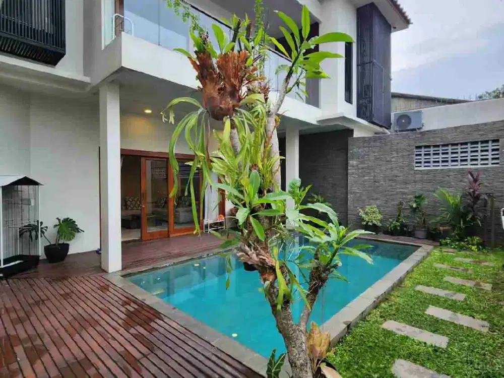 Rumah 2 Lantai Konsep Vila Tropis Bali LT 360 Full Furnish Siap Huni Di Pondok Labu Jaksel