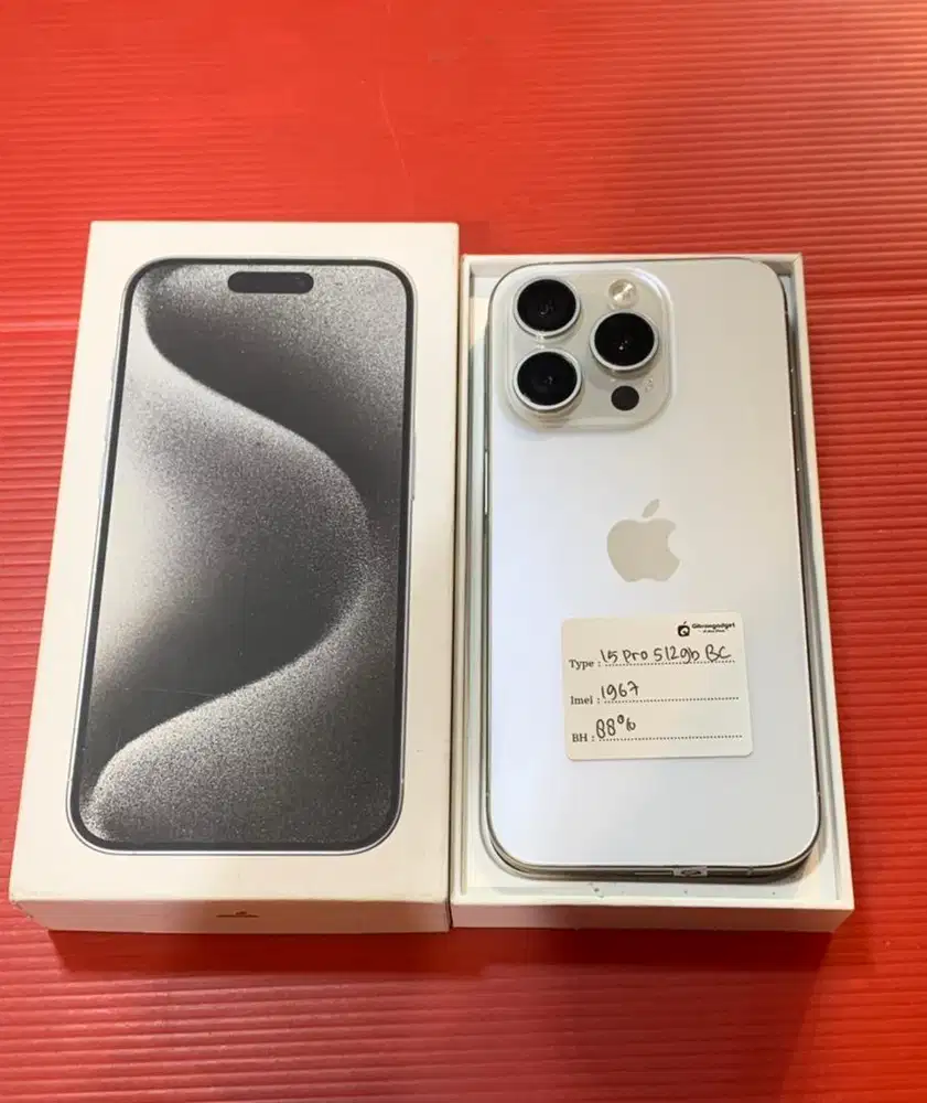 IPHONE 15 PRO 512GB INTER BEACUKAI PERMANEN
