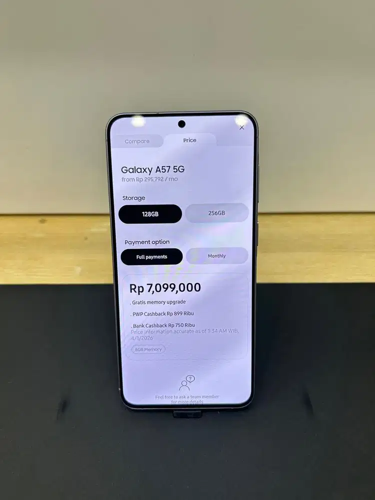 Samsung A57 Bisa di cicil