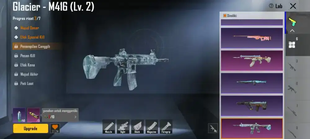 Jual akun kedua pubg gc skin baju ada