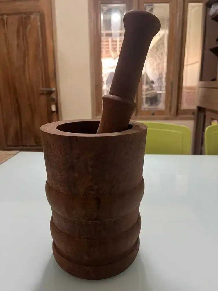 Lumpang Kayu Ulin asli Kalimantan