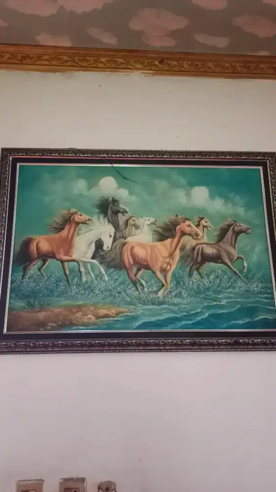 Lukisan kuda antik hoki