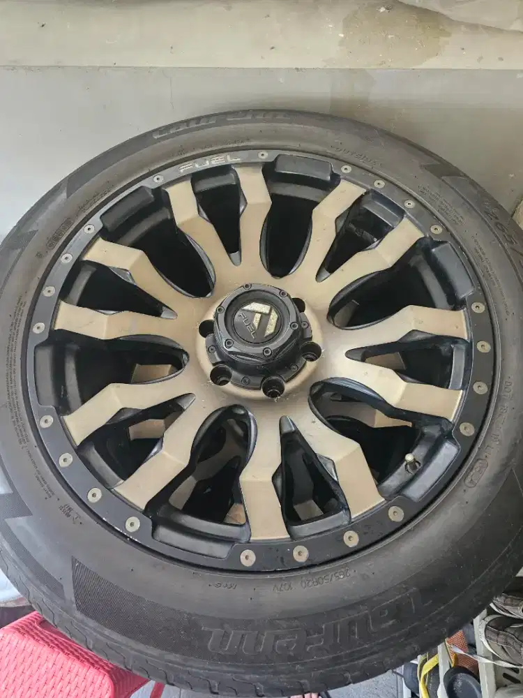 VELG FUEL BLITZ Ring 20. FINISHING MATTE BLACK MACHINED TINT CLEAR 20