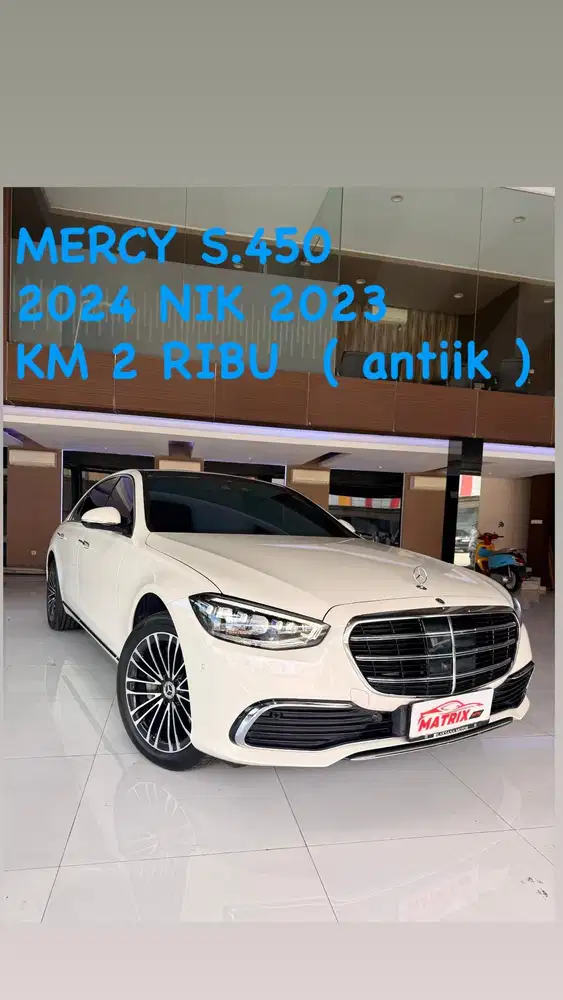 Mercy S450 White on Orange 2024 Nik23 Siap pakai