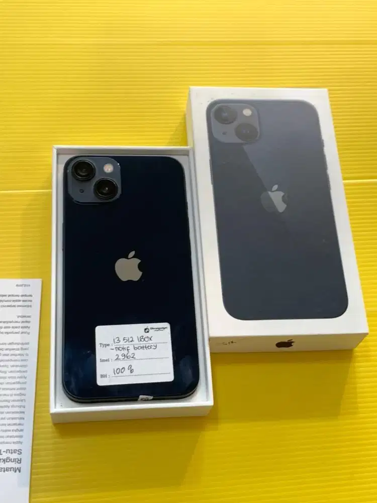 IPHONE 13 512GB EX IBOX (NOTIF BATTERY)