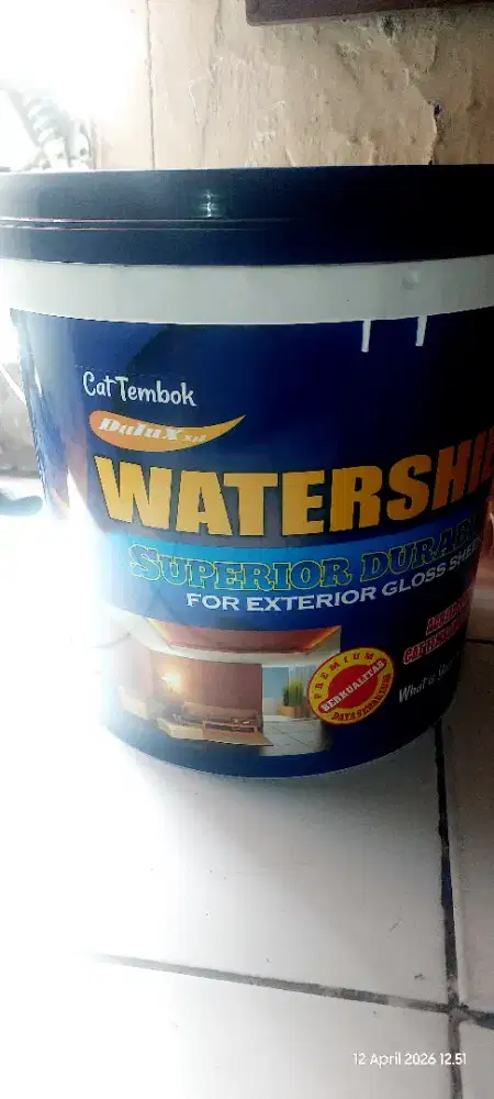 Jual cepat Cat dulux water sheild 20kg warna ijo muda