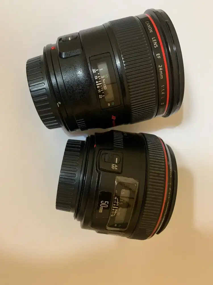 Canon 50mm 1.2 & 24mm 1.4 mark 2