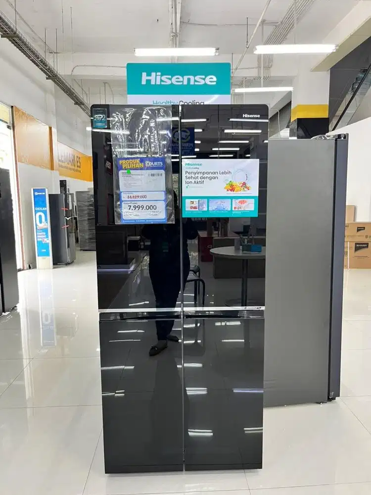 HISENSE REFRIGERATOR 4 DOORS 427 L, BISA CICILAN 0%
