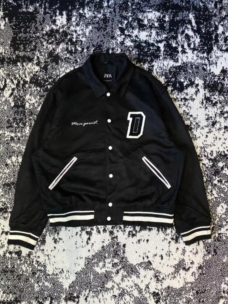 ZaraMan Varsity Like New