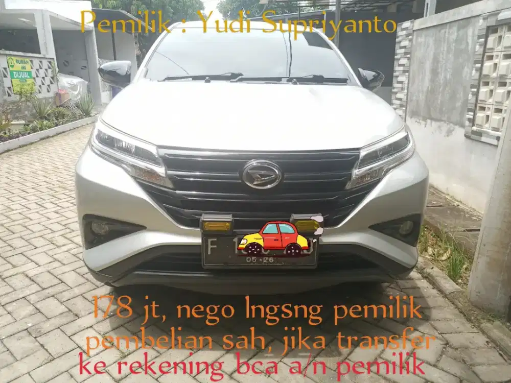 Dijual mobil enak dan bagus, All New Terios X MT, Thn 2021,