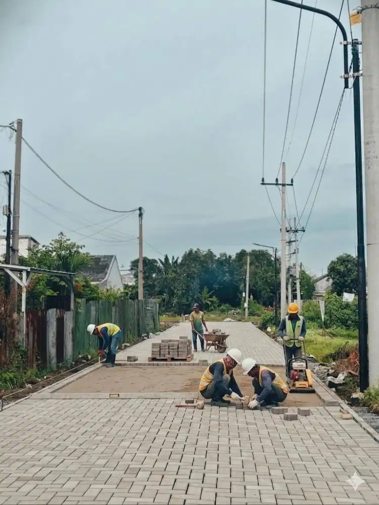 Jasa pasang paving jalan komplek perumahan dan industri