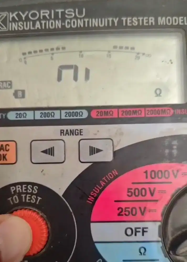 jual megger buat cek sound kyoritsu rusak 3007a