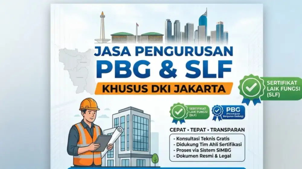 pengurusan PBG/IMB dan SLF/SLF Perpanjangan Daerah DKI Jakarta
