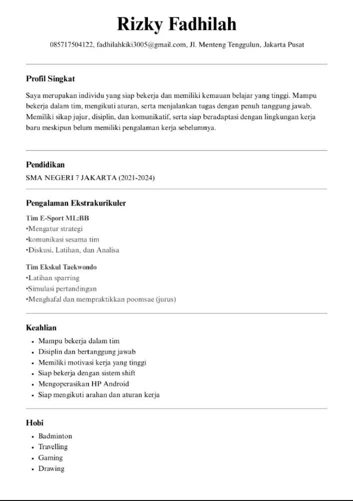 Info loker cleaning yang masih BUTUH BANYAK ORANG