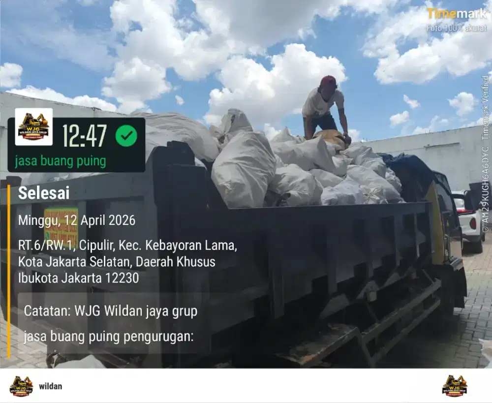 Jasa angkut puing dan pengurugan