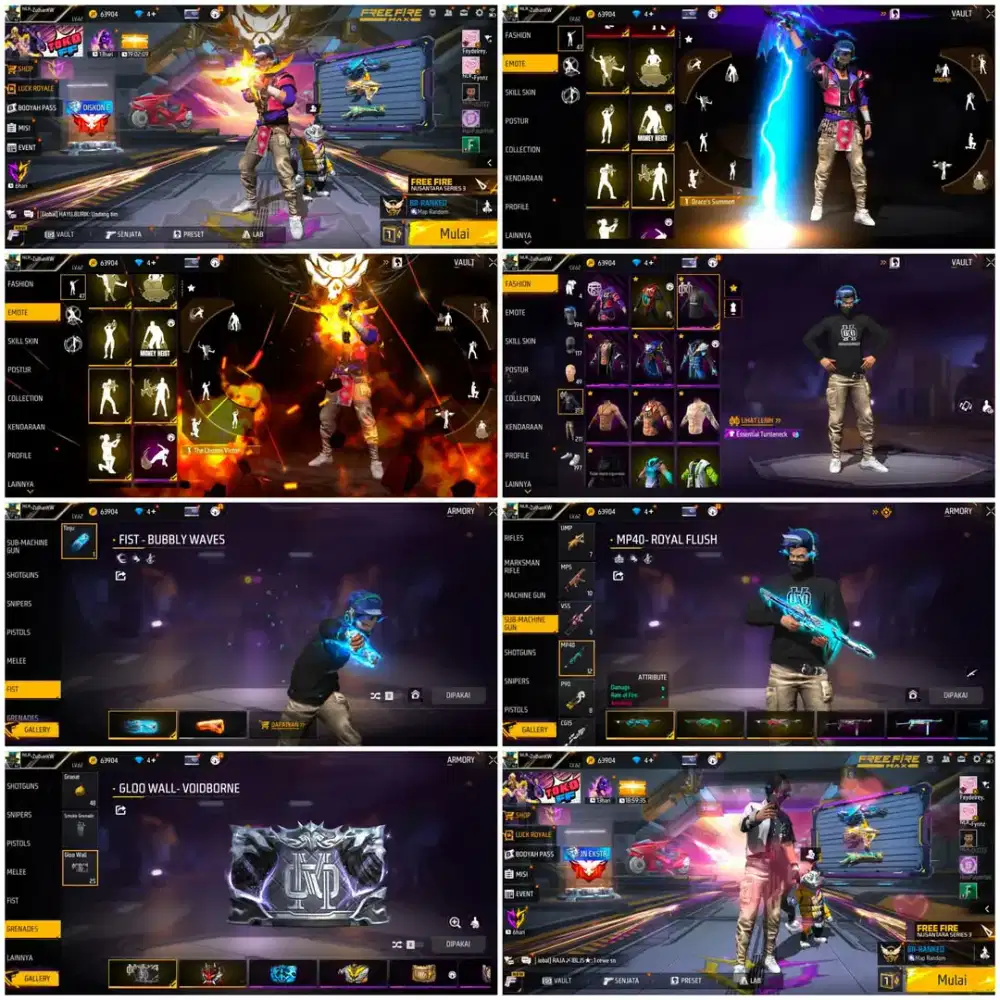 jual akun FF sultan serba termurah terbaik Amanah dan Tepercaya100%