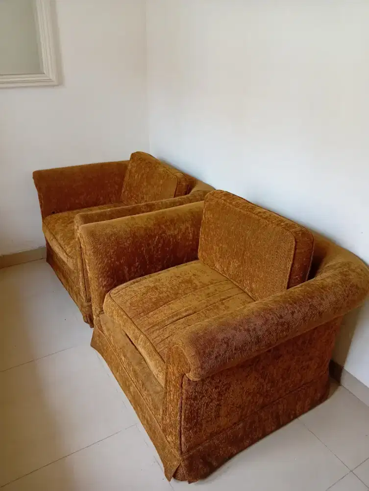 Dijual Kursi Sofa Sepasang Empuk Bintaro Ciputat