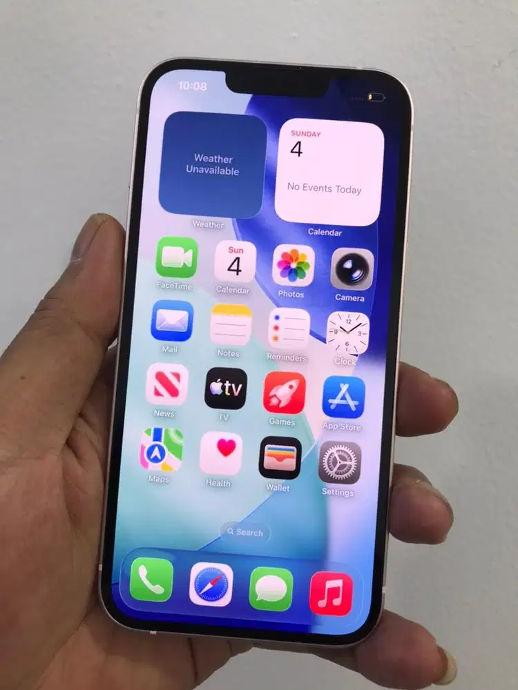 Iphone 13 128gb pink like new resmi beacukai