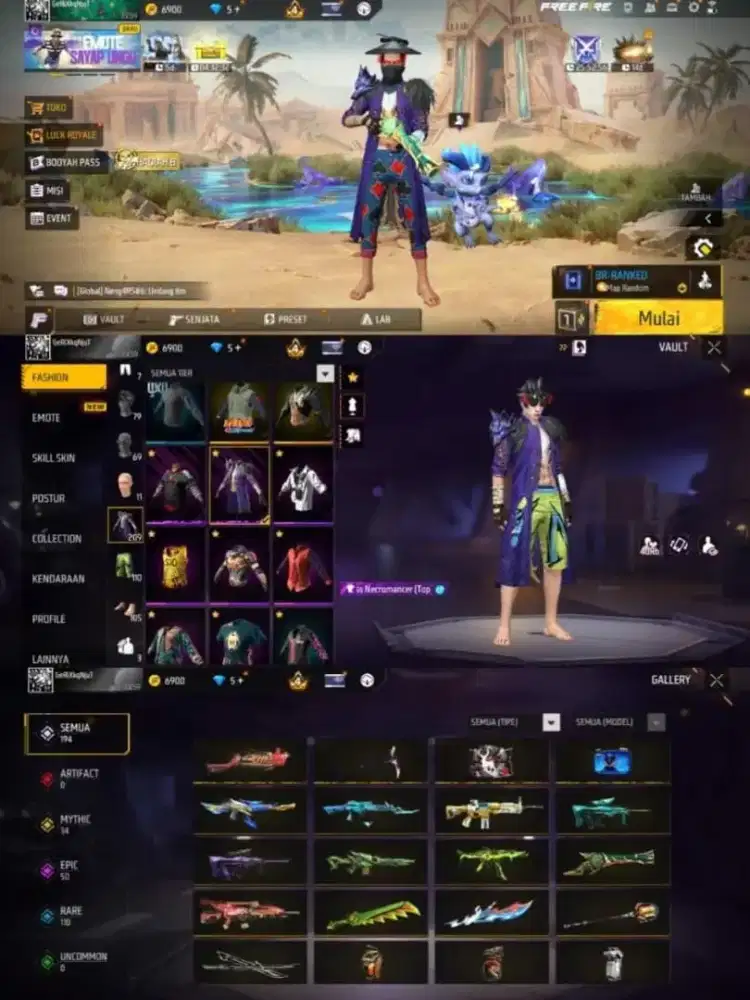 jual akun FF sultan serba termurah terbaik Amanah dan Tepercaya100%