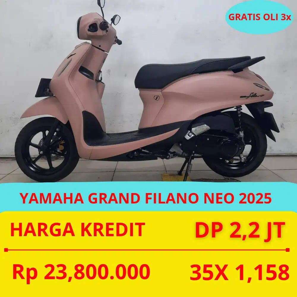 PROMO SUKSES MOTOR YAMAHA GRAND FILANO NEO 2025 DP MURAH 2,2 JUTA GUYS