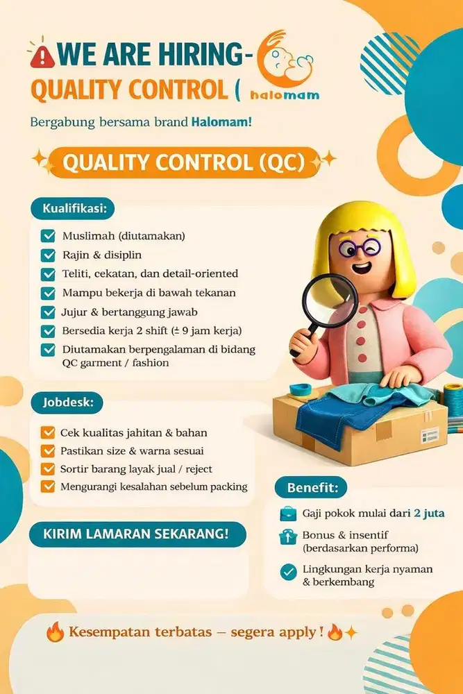 Lowongan Quality Control