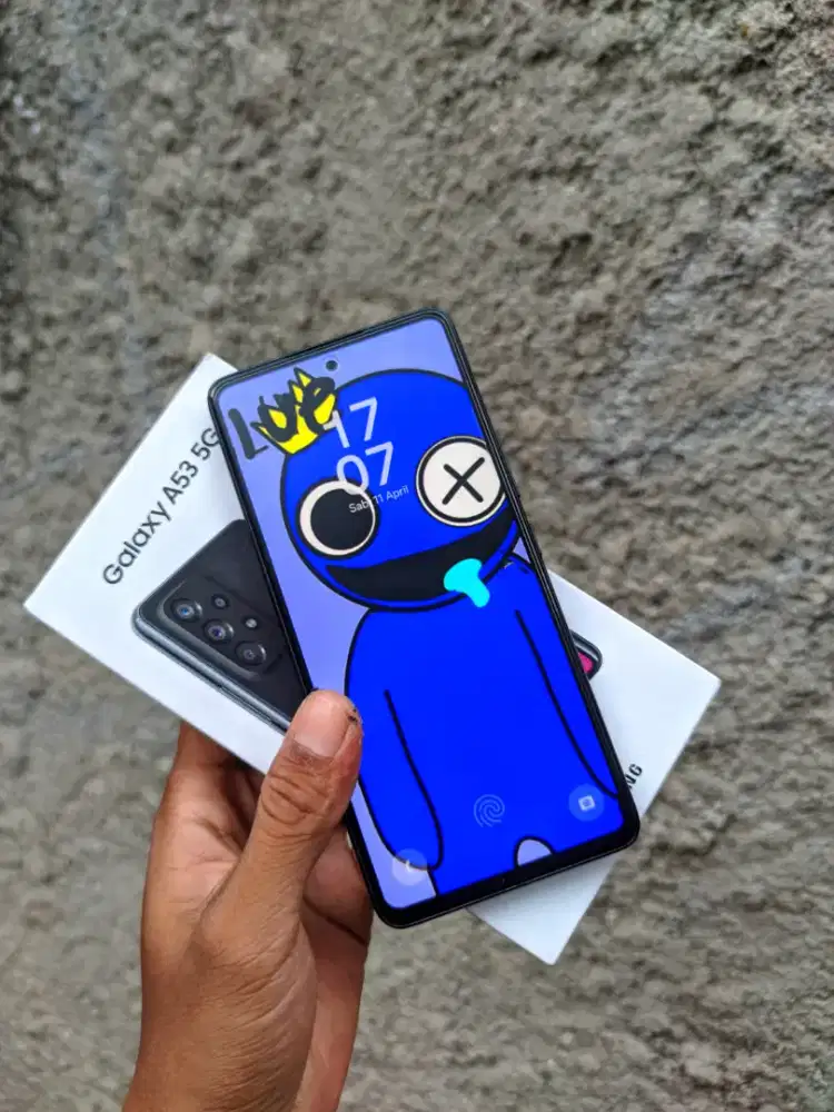 Samsung galaxy a53 fulset 5G Ram 8+8/256gb siap pakai
