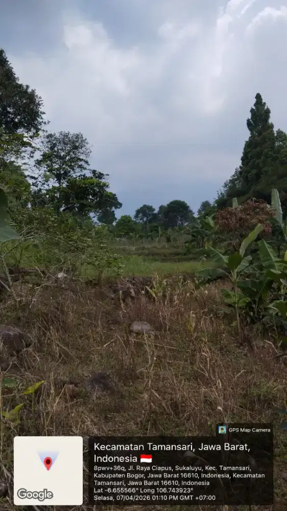 DIJUAL TANAH VIEW GUNUNG SALAK & KOTA BOGOR – TAMANSARI