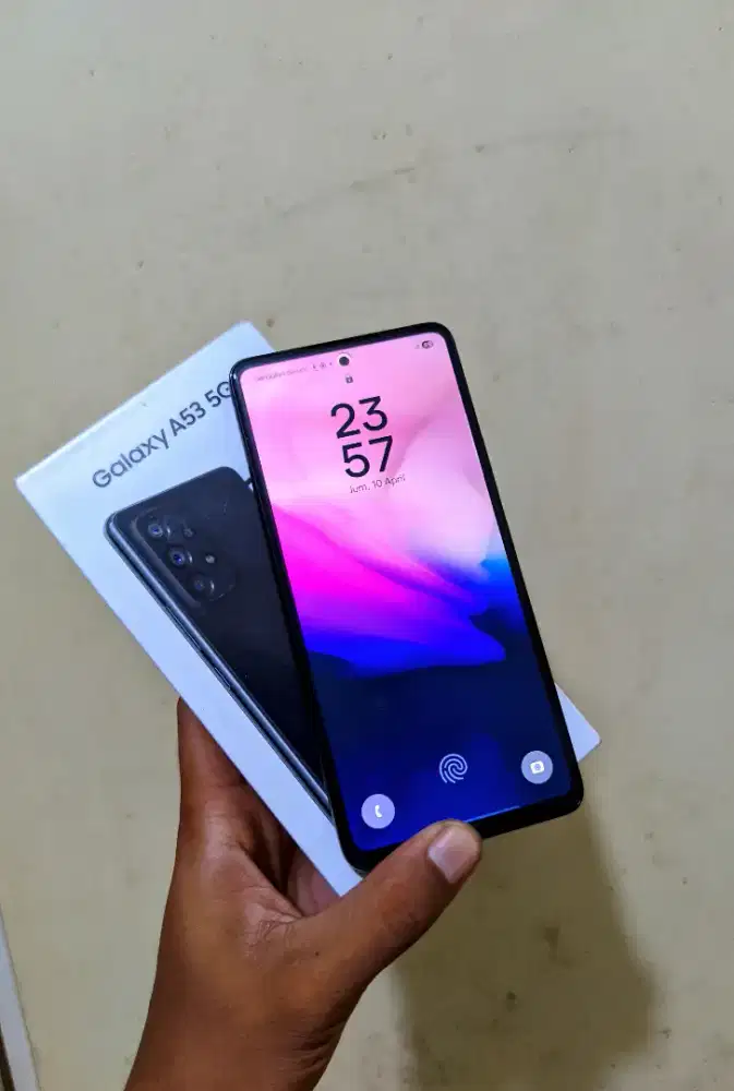 Samsung galaxy a53 fulset 5G Ram 8+8/256gb siap pakai