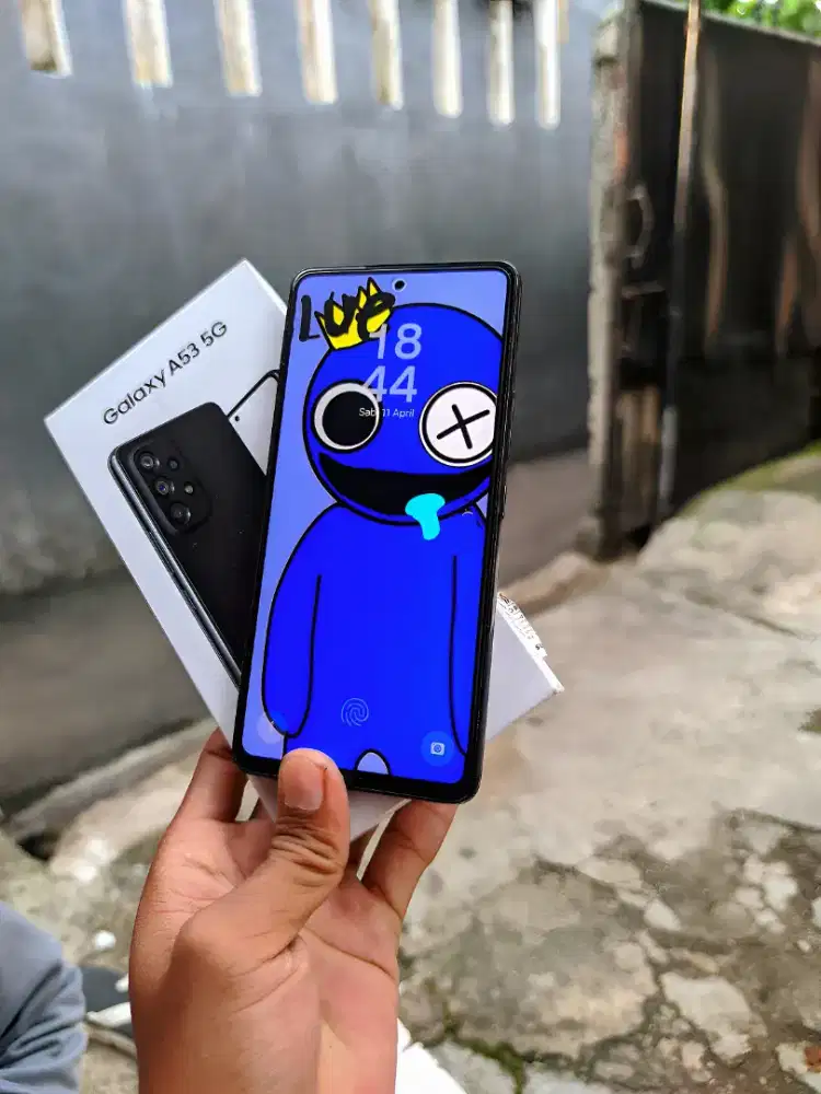 Samsung galaxy a53 fulset 5G Ram 8+8/256gb siap pakai