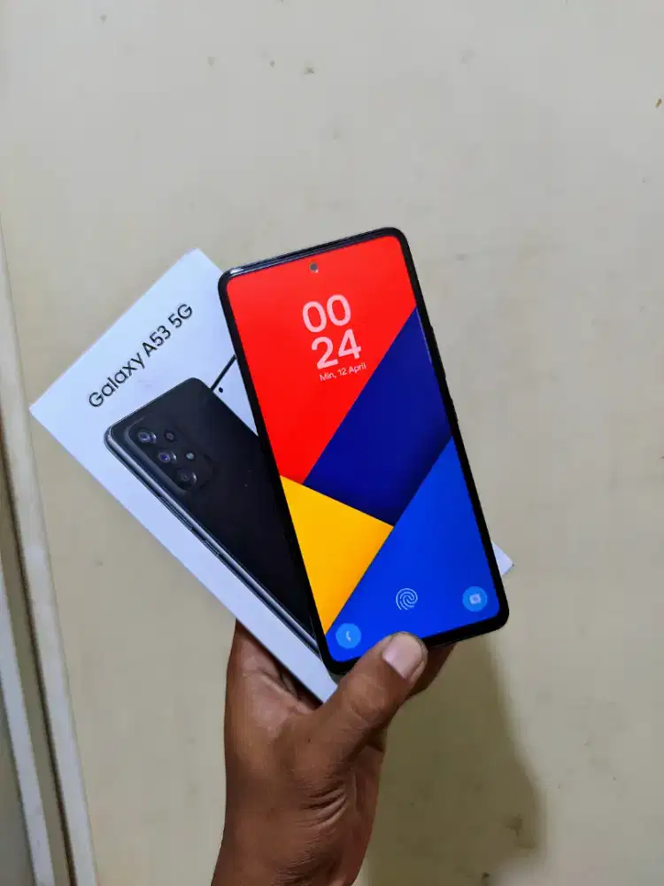 Samsung galaxy a53 fulset 5G Ram 8+8/256gb siap pakai