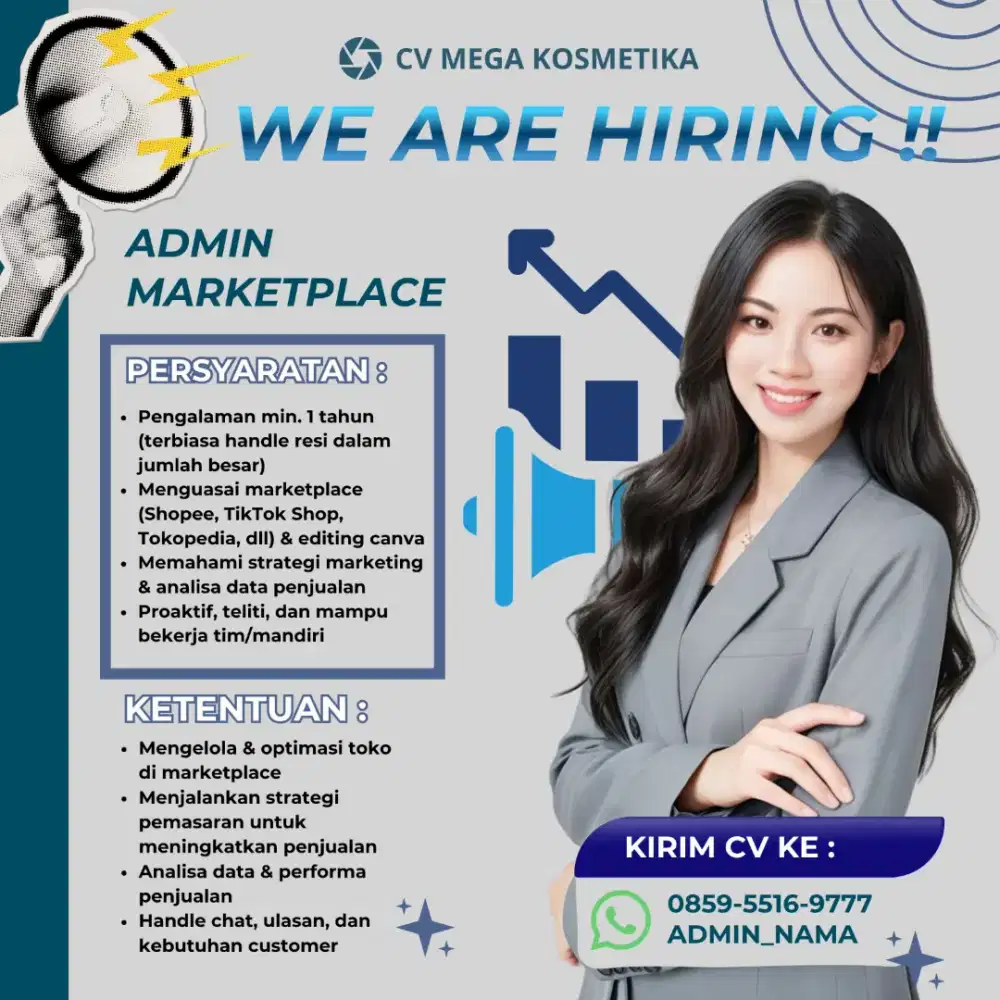 WE ARE HIRING — ADMIN MARKETPLACE