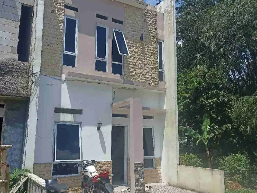 jual rumah dua lantai harga satu lantai