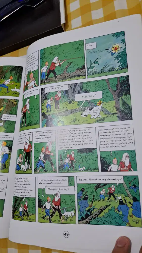 Tintin Si Kuping Belah – Komik Klasik Petualangan (Hardcover)