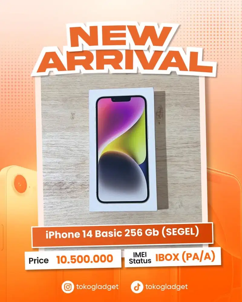 iPhone 14 Basic 256 Gb (Segel IBOX)