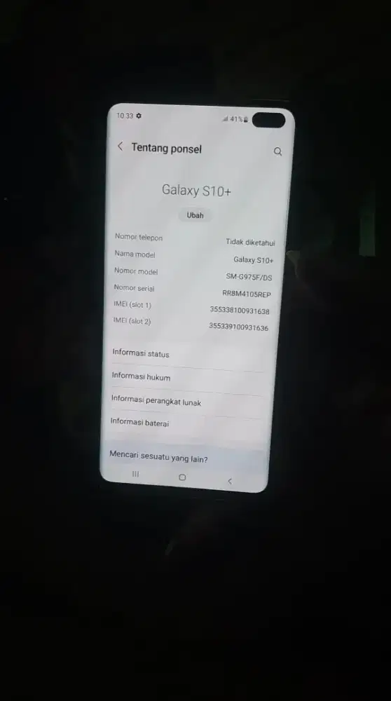 Samsung galaxy s10 plus