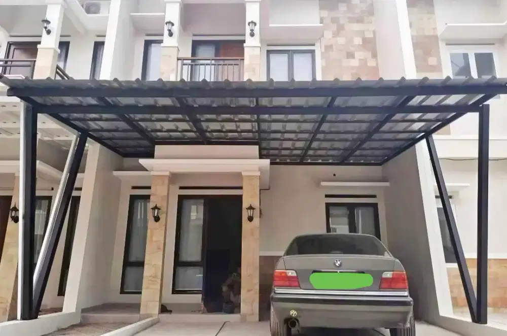 Pasang kanopi baja ringan