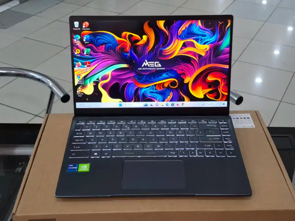 Laptop MSI MODERN 14 B1 1SB prosesor Core i7-1165G7/Ram 16GB/SSD 512GB