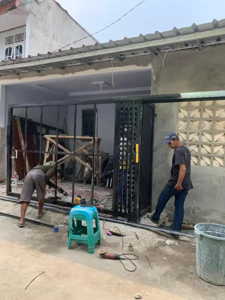 Jasa Las Besi, pagar dan pemasangan kanopi dll.