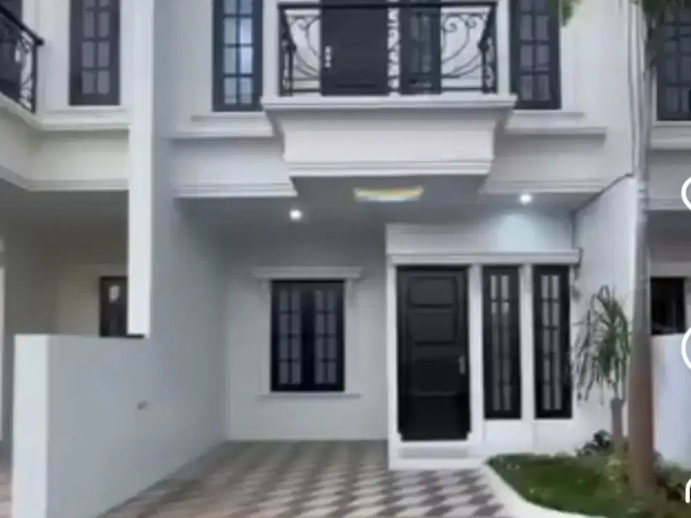 Rumah Mewah Design Classic Siap Huni di Cluster Jagakarsa Jaksel