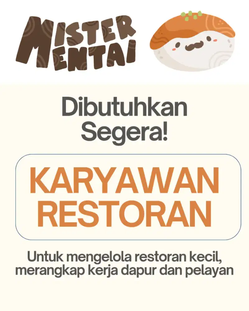 Pengelola Resto (Kitchen Staff)