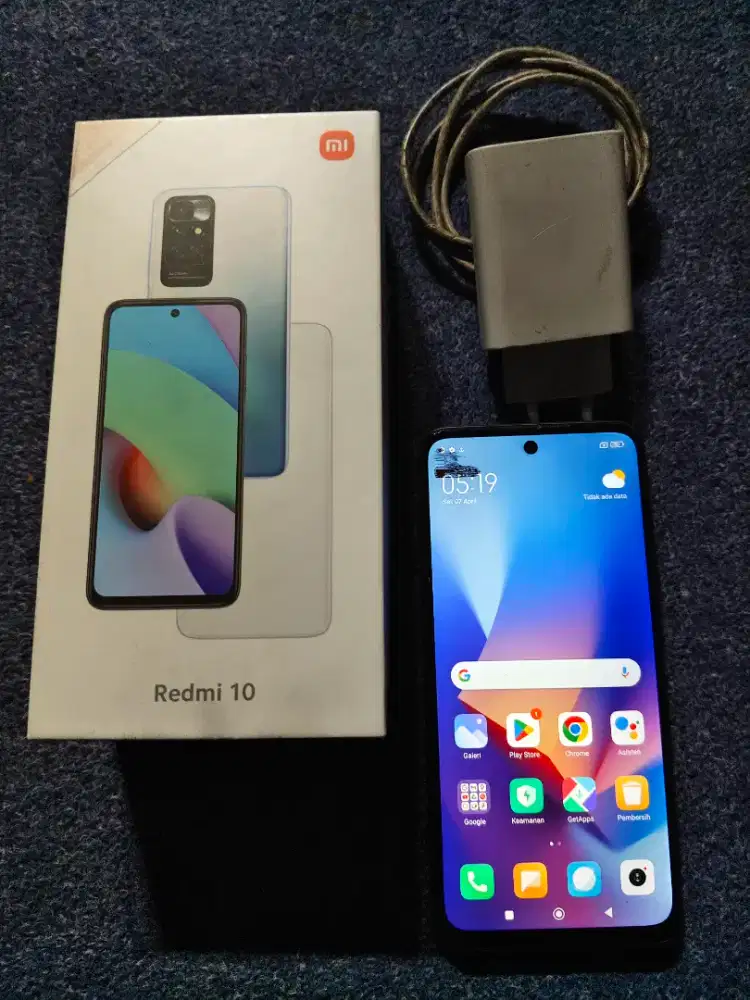 redmi 10 6/128 fullset apa adanya
