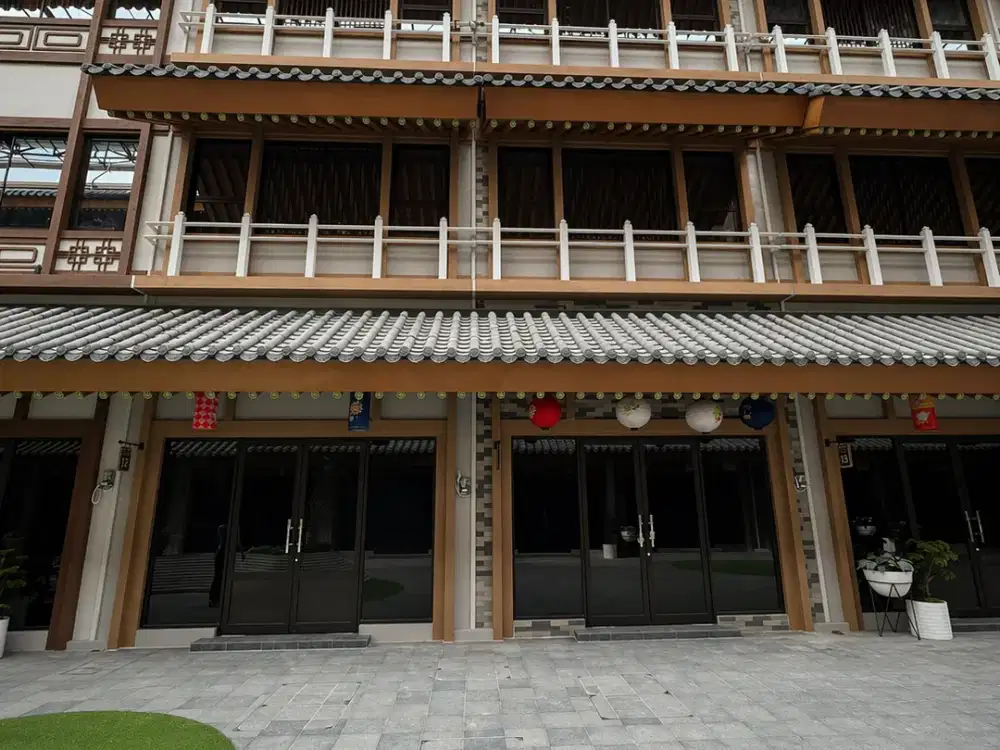 DI JUAL RUKAN GANDENG EUROASIA OSAKA PIK 2, 3 LANTAI + ROOFTOP SIAP USAHA TIPE KOREA LANGKA