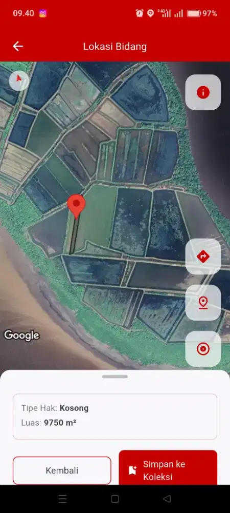 Tambak ikan bandeng 17 hektar