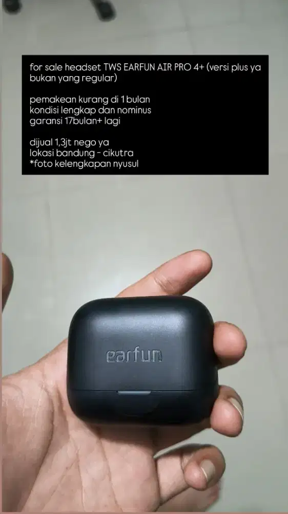 TWS Earfun air pro 4+