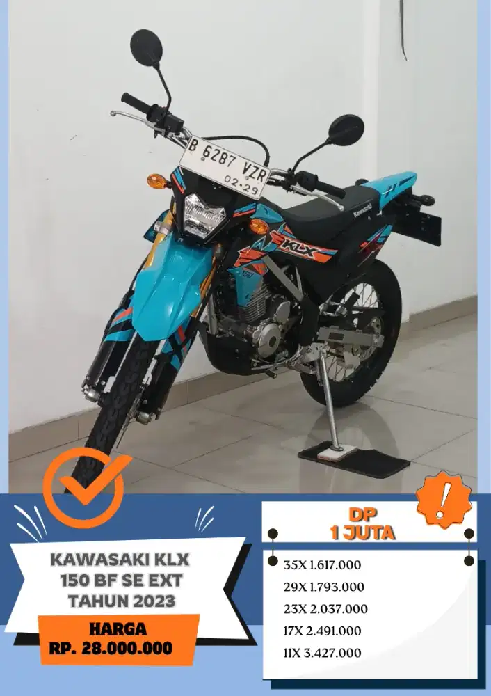 KAWASAKI KLX 150 BF SE EXT TAHUN 2023