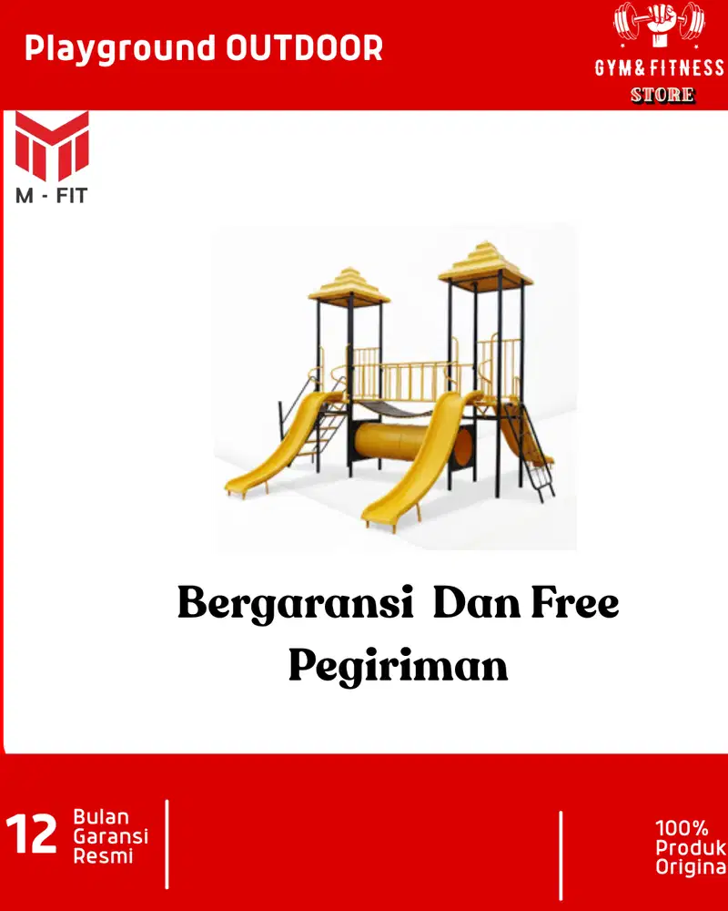 Jual Alat fitnes Playground Alat Gym Taman Bergaransi