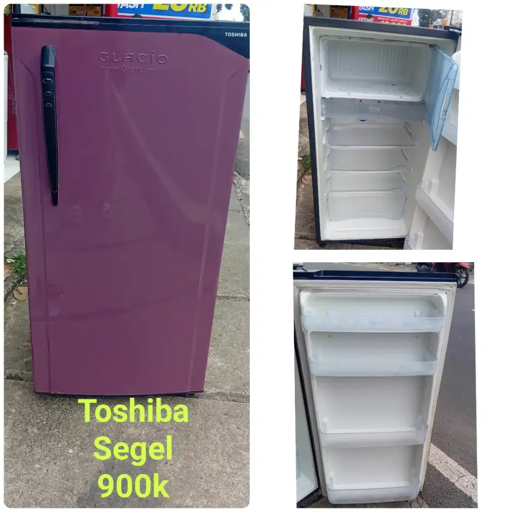 Kulkas toshiba bekas bergaransi