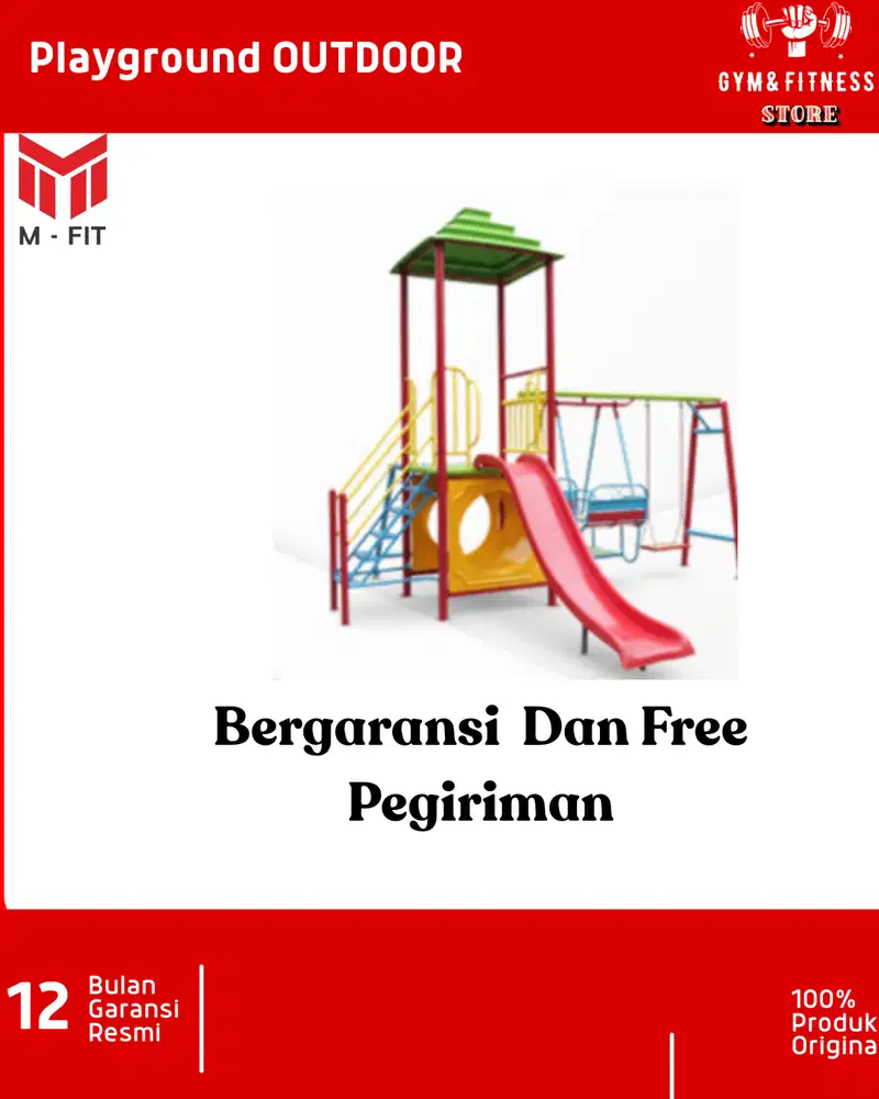 Jual alat Fitness Playground Alat Gym Taman Bergaransi