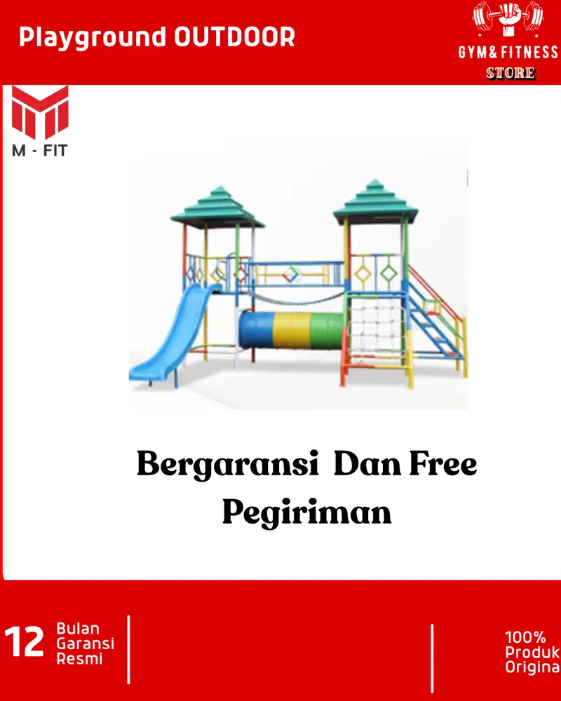 Jual Alat fitness Playground Alat gym taman , perumahan dan sekolahan